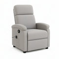 Light Gray Power Recliner Chair with USB Port, 34.6 x 37.4 x 41.7 in